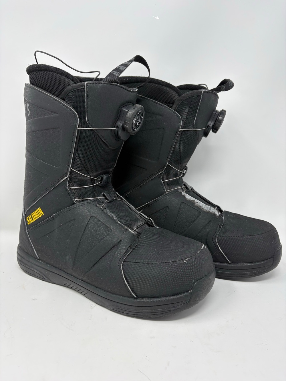Salomon Faction RTL BOA Snowboard Boots Men’s 10.5 Black - Picture 1 of 6